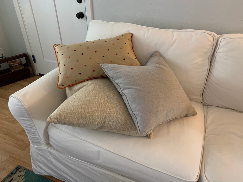 Taupe pillow cover gray pillow linen pillows 20x20 inch Etsy