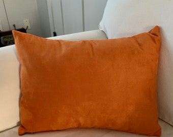 small orange pillow