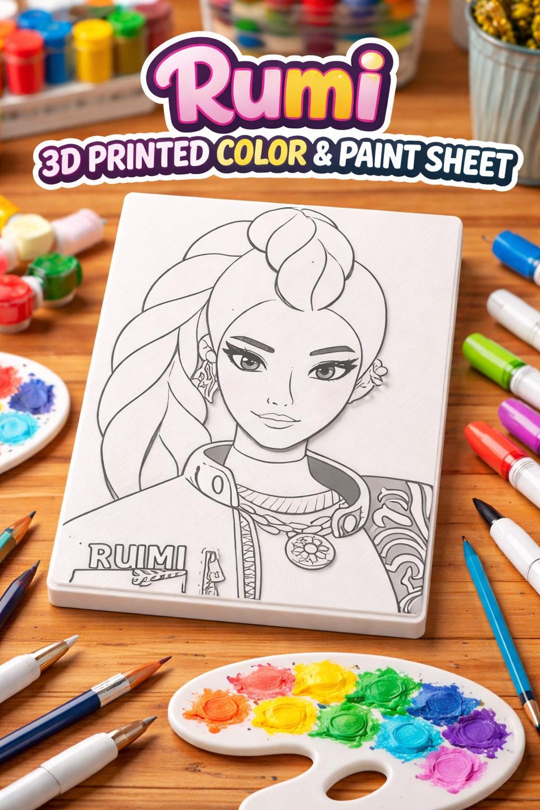 Print Pads Rumi Rumi 3D Printed Color & Paint Sheet | Long-lasting - Etsy Canada