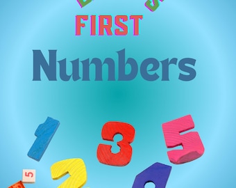 Baby's First Numbers Tracing Workbook | Toddler Ages 3-6 (Digital Download)