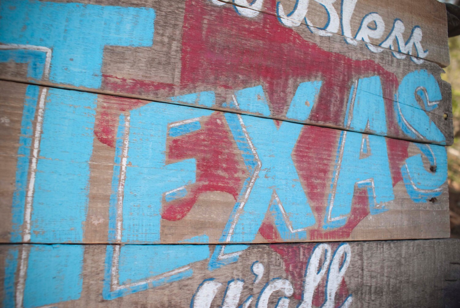 God Bless Texas Reclaimed Wood Sign - Etsy