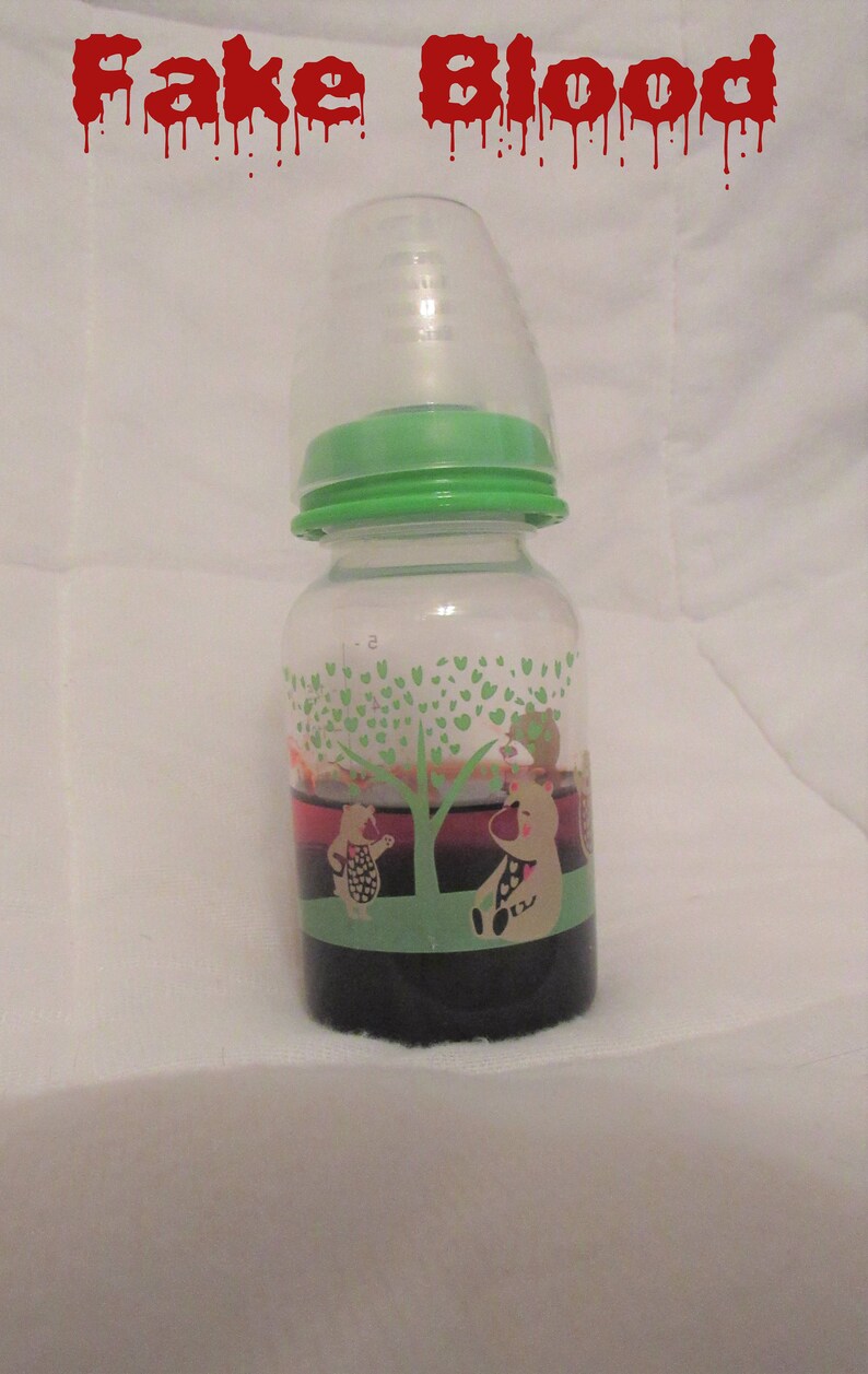 Download Art Collectibles Dolls Miniatures Reborn Baby Bottle 5oz Fantasy Fake Blood Baby Bottle Vampire Werewolf Avatar