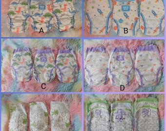 Reborn toddler disposable  diapers for size 24&quot; - 32&quot; dolls big kid pants Ready-to-ship