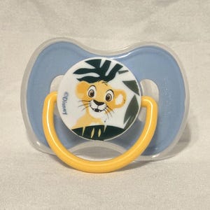 Reborn Baby Disney pacifier Full Magnetic or Putty You Choose Simba blue Ready-to-ship OOAK
