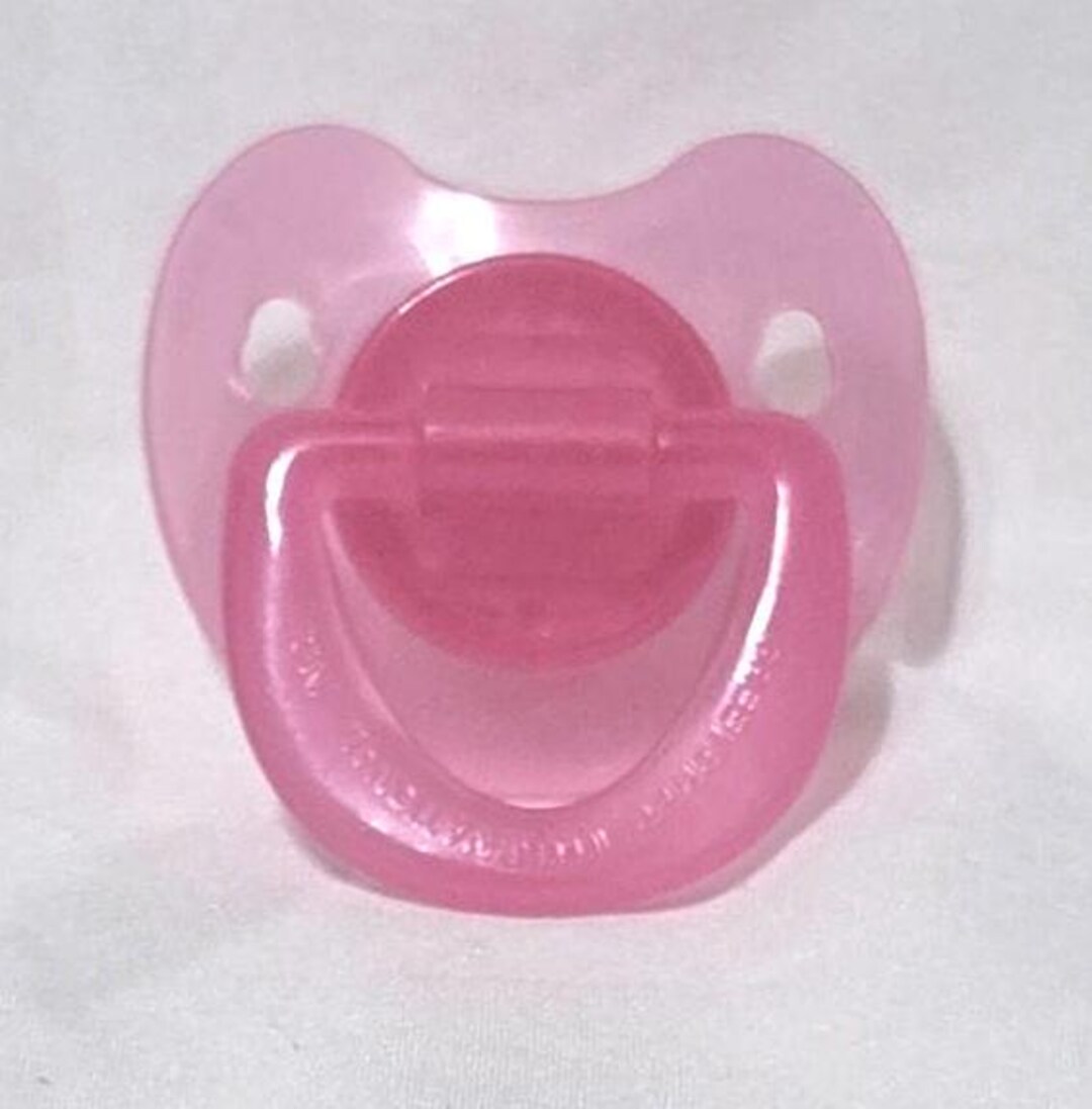 Pink Marshall Pacifier Reborn Baby Pink Pacifier Full Magnetic or Putty You Choose Ready-to ...