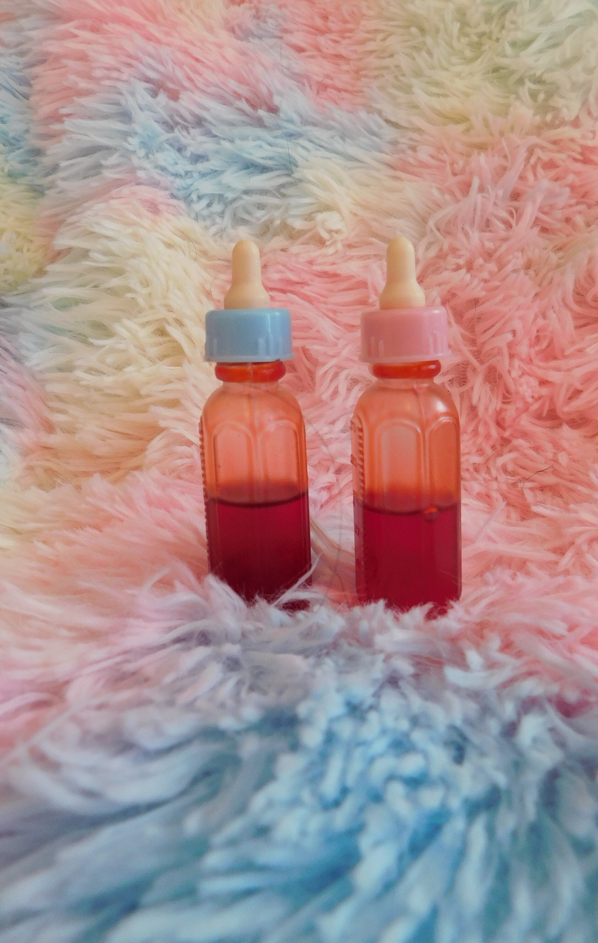 Reborn baby doll MICRO preemie fake blood bottle vampire werewolf fantasy photo prop OOAK Ready to ship
