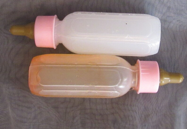 baby doll milk and juice bottles
