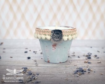 Mini bougie Pot de fleurs | Briller