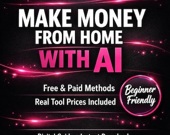 AI Side Hustle Guide | Beginner Friendly Digital Income (PDF)