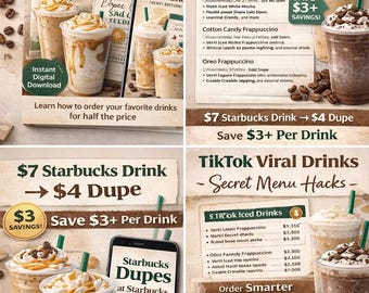 スターバックス ドリンクレシピカード 100種類以上 | シークレット