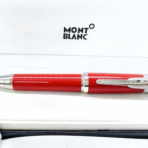 Elegant Montblanc Great Characters Ferrari Limited Edition Ballpoint Pen Free Shipping