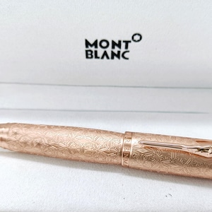 Excellent Montblanc Writers Edition Grimm Brothers {Black Ink} Limited Edition Ballpoint Pen Free Shipping