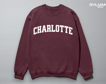 Charlotte Sweatshirt USA Rundhals Unisex