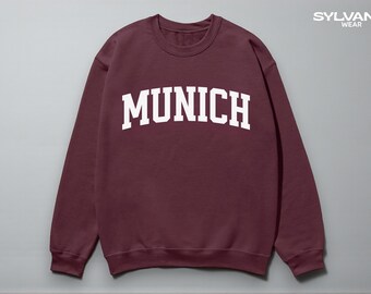 ミュンヘン スウェットシャツ ドイツ カレッジ クルーネック セーター 60s MUNICH ELEMENTARY スウェット トレーナー