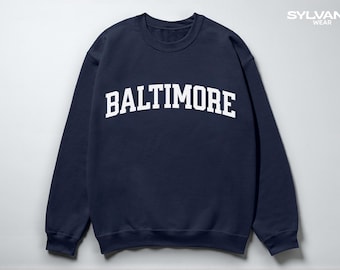 Baltimore Sweatshirt Maryland USA Crewneck Unisex