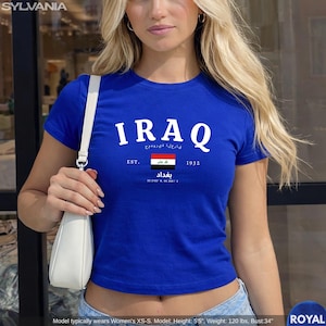 Iraq Baby Tee, العراق Flag Shirt image 5