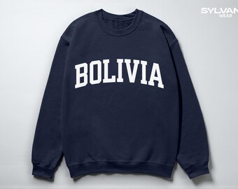 Moletom com gola redonda Bolívia unissex