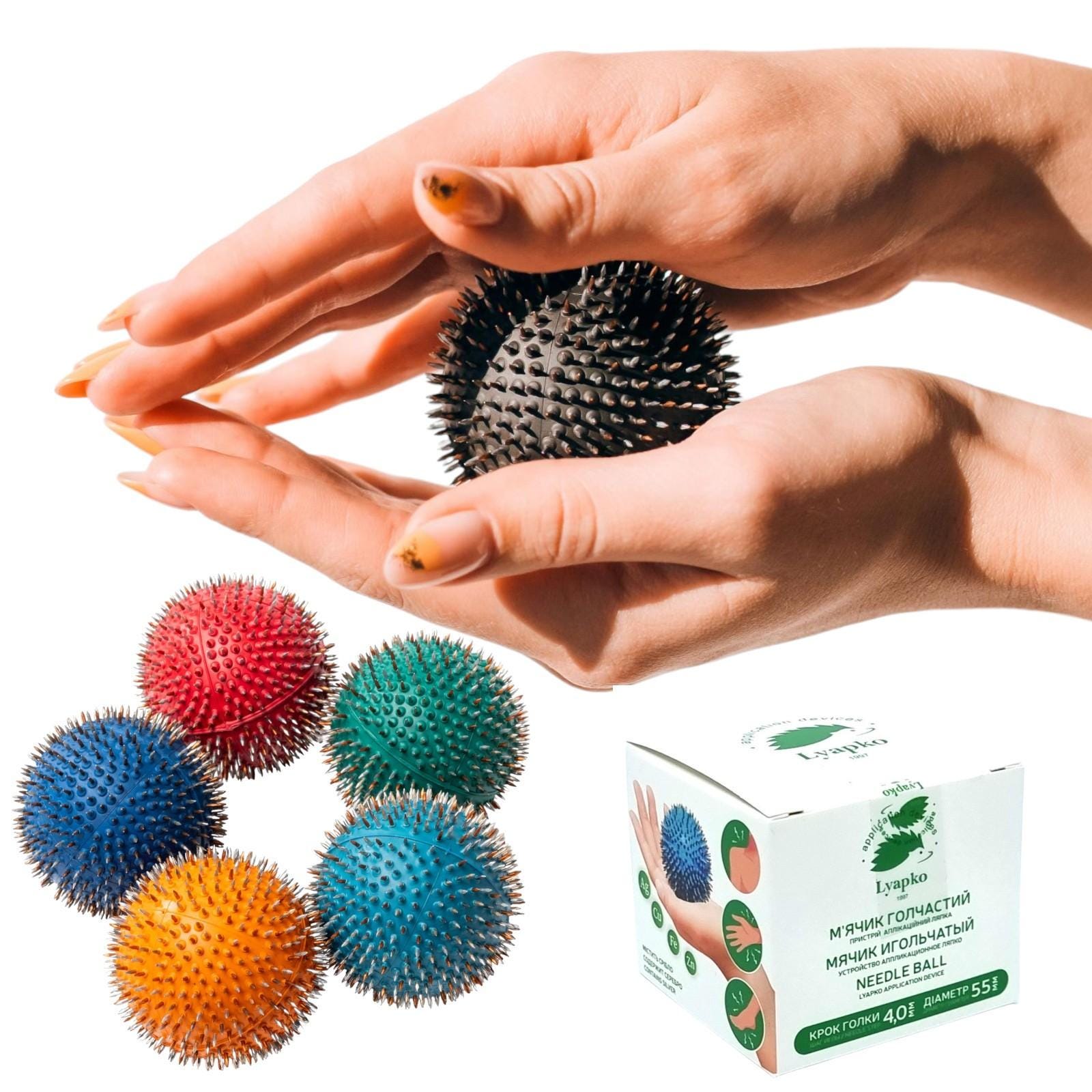 Lyapko 針ボール 40mm Amazon.com: LYAPKO Acupuncture Hand / Foot Massage Ball 4.0