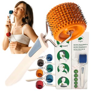 Аппликатор Ляпко Валик 3.5 Ag Для Лица И Шеи — Массажер От Морщин, Для Лимфодренажа, Акупрессуры И Омоложения — Для Взрослых И Детей