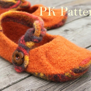 INSTANT DOWNLOAD Knitting PATTERN pdf file Pleated Flats U.S./Can. women's sizes 6-10 image 1