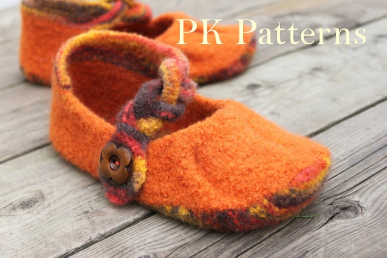 INSTANT DOWNLOAD Knitting PATTERN pdf file Pleated Flats U.S./Can. women's sizes 6-10 image 1