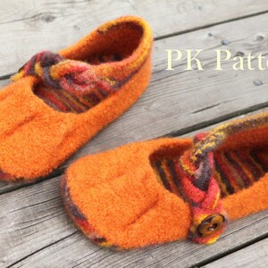 INSTANT DOWNLOAD Knitting PATTERN pdf file Pleated Flats U.S./Can. women's sizes 6-10 image 5