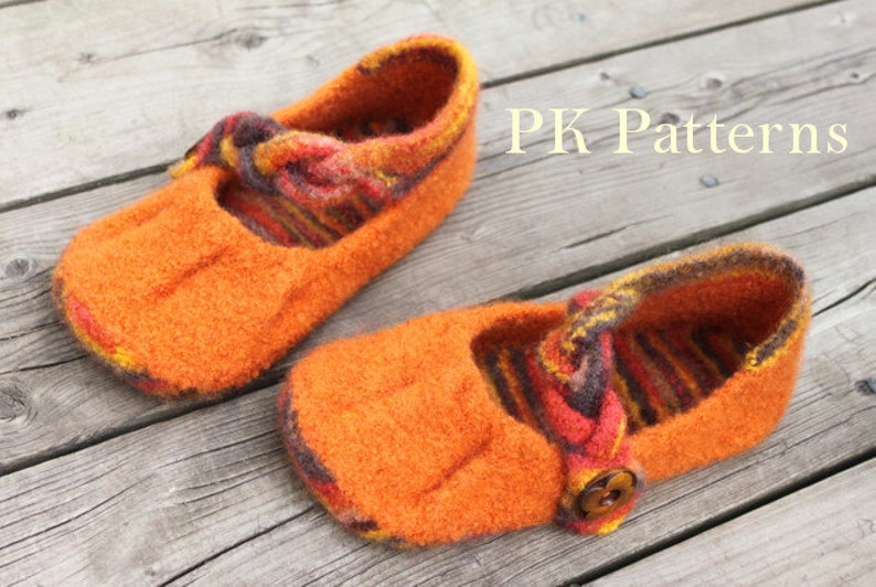 INSTANT DOWNLOAD Knitting PATTERN pdf file Pleated Flats U.S./Can. women's sizes 6-10 image 5