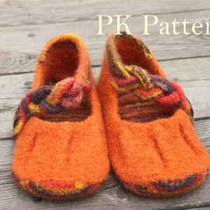 INSTANT DOWNLOAD Knitting PATTERN pdf file Pleated Flats U.S./Can. women's sizes 6-10 image 3