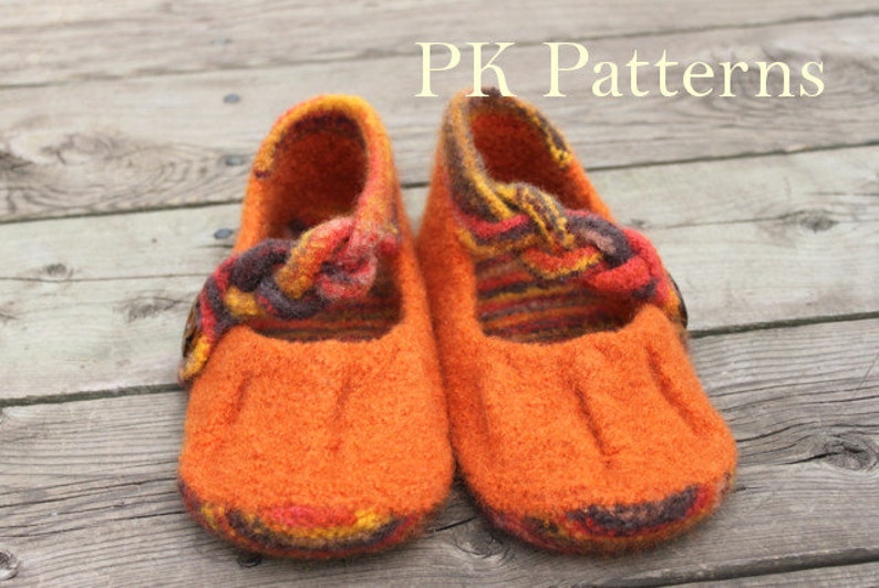 INSTANT DOWNLOAD Knitting PATTERN pdf file Pleated Flats U.S./Can. women's sizes 6-10 image 3