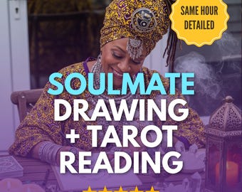 Same Hour Soulmate Zeichnung & Tarot Legung | Zeichne meine Seelenverwandte | Zukünftiger Ehemann Eigenschaften, Initialen, Sternzeichen Einblicke | Psychische Künstlerin Lesung
