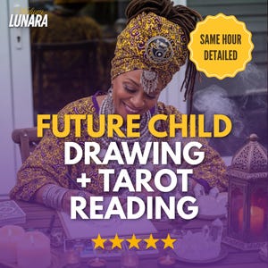 Same Hour Future Child Drawing & Tarot Reading | I Will Draw Your Future Baby | Timing, Gender Insight | Psychic Fertility Reading