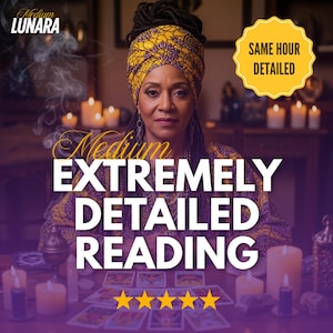 Same Hour Extrem Detailliertes Psychic Reading | In-Tiefe Tarot für jede Frage | Liebe, Karriere, Zukunft Einblick | Mittlere Anleitung