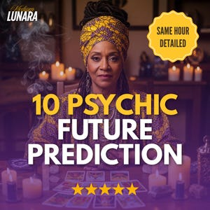 Previsione del futuro psichica in 10 ore / Lettura dettagliata dei tarocchi / Approfondimenti su amore, carriera e vita / Guida spirituale medianica