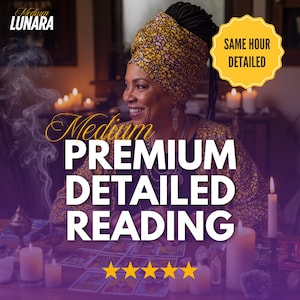Same Hour Premium Detailed Reading | In-Depth Psychic Tarot for Any Topic | Accurate Spiritual Medium Guidance | Love, Career, Life Insight