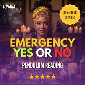 Lectura de péndulo de Sí o No a la misma hora / Respuesta psíquica de emergencia a una pregunta / Orientación amorosa y profesional detallada y rápida