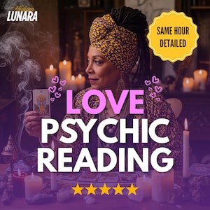 Same Hour Detailed Love Psychic Reading | Tarot for Love & Relationships | Soulmate, Twin Flame Clarity | Medium Guidance