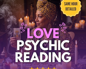 Same Hour Detailed Love Psychic Reading | Tarot for Love & Relationships | Soulmate, Twin Flame Clarity | Medium Guidance