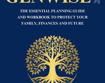 Genwise - Emergency Binder & Life Organizer/Fillable End-of-Life Planner PDF/Estate Planning Template/Digital Family Document Kit