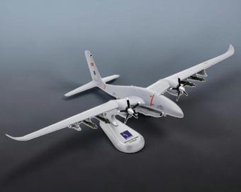 Bayraktar AKINCI Drone Model, 1/72 Scale Aircraft Replica, Aviation Gift for Him, Military Collectible