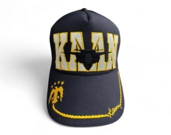 KAAN Embroidered Cap, Aviation Navy Blue Snapback, Streetwear Hat, Unisex Gift