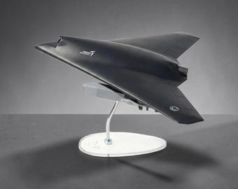 ANKA III Drone Model, Turkish Aircraft Scale Replica, Aviation Gift for Him, 1/32 Desk Decor