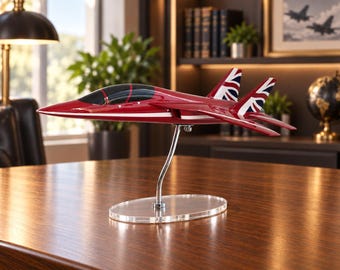 T-7A Red Hawk Display Team Model, 1:48 Scale Jet Trainer, Aviation Collectible Gift