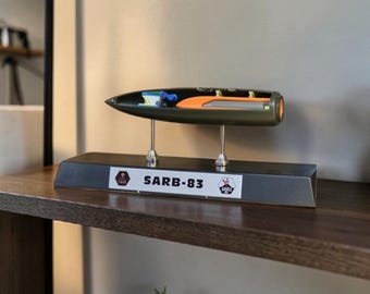 SARB-83 Scale Model, 1/10 Cutaway Display, Aviation Gift for Him, Military Collectible