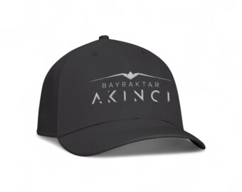 Bayraktar Akıncı Cap, Licensed Aviation Hat, Pilot Gift, Unisex Drone Fan