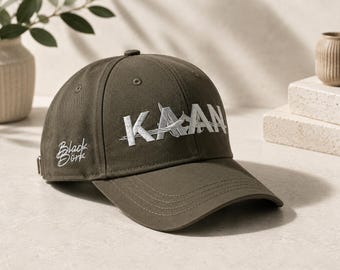 KAAN Cap, TUSAŞ Licensed Fighter Jet Hat, Cotton Aviation Cap, Unisex