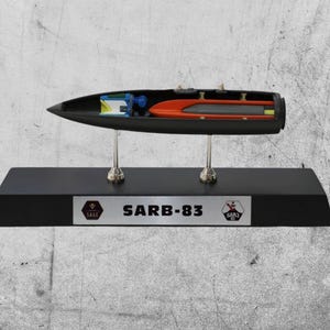 1/10 Scale SARB-83 Concrete-Penetrating Bomb Cutaway Display Model – Original Licensed - Limited Edition - Defense Industry Collectible