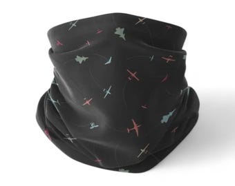 Baykar Fleet Neck Gaiter, Aviation Bandana, Multifunctional Drone Gift