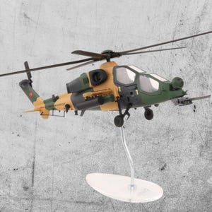 1/32 Scale T129 ATAK Attack Helicopter Model | Original Licensed - Limited Edition | ABS Plastic | Decorative Desk Model - Military Decor