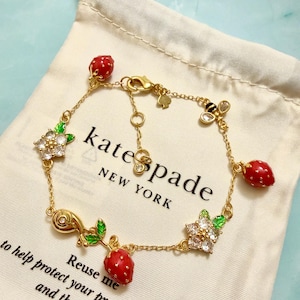 Kate Spade Strawberry Bracelet - Etsy