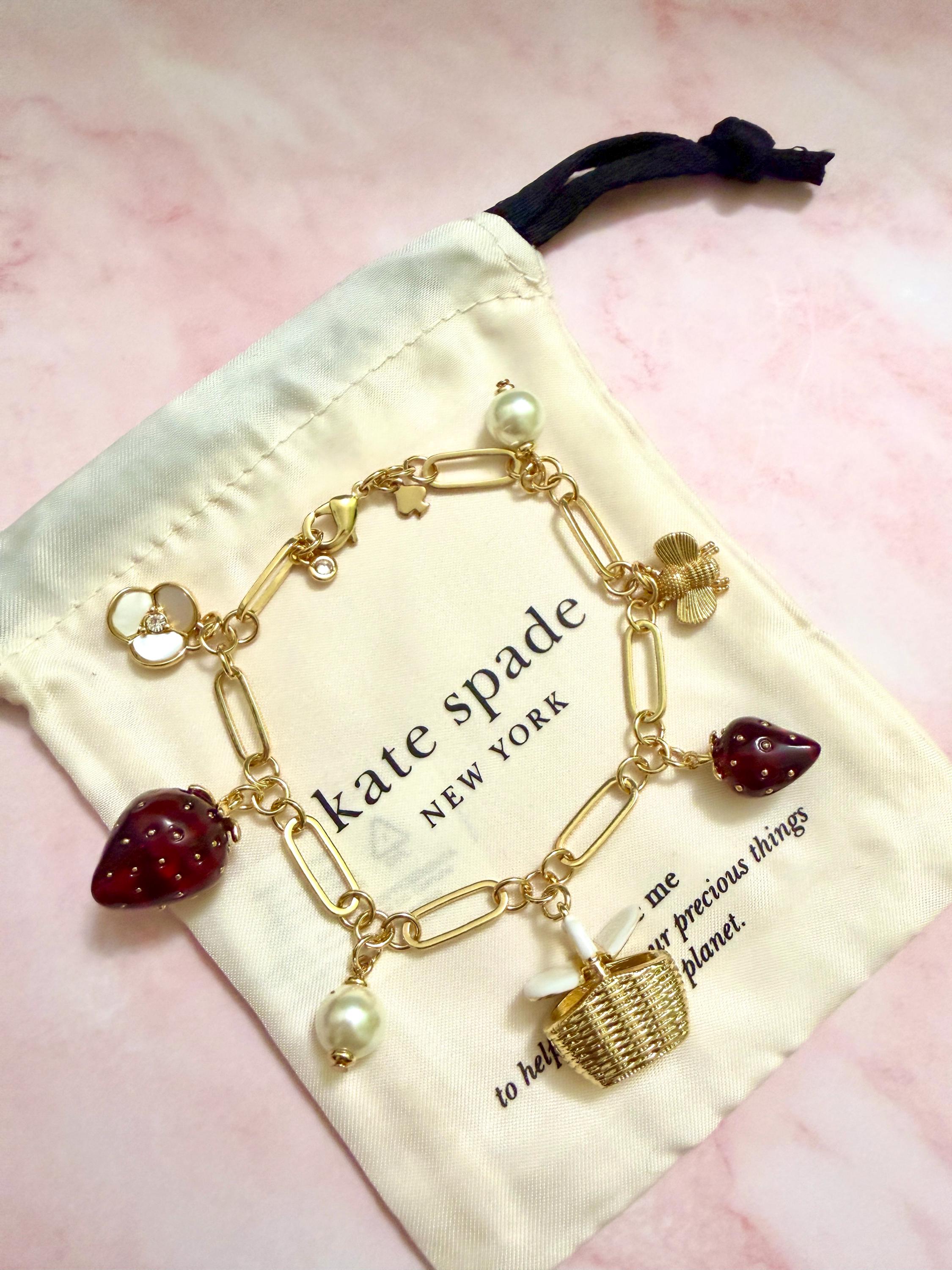 Kate Spade フルーツチャーム ブレスレット Kate Spade フルーツ